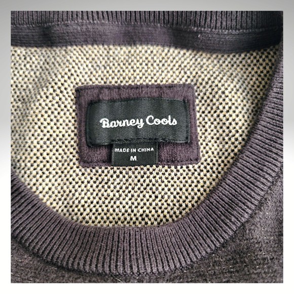 Barney Cools Mens Sweater Medium Brown with Pelican - Picture 3 of 4
